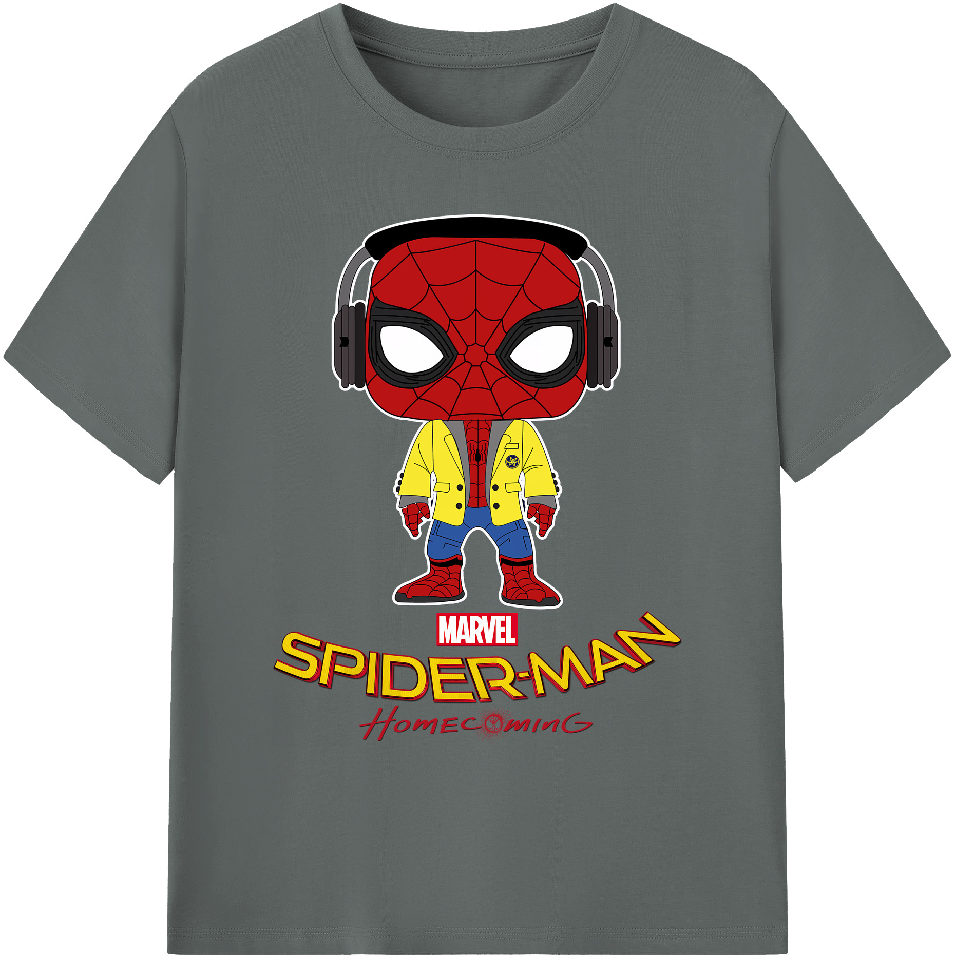 （画像用） Spider Man スパイダーマン 綿100％ メンズ半袖Tシャツ｜肌触りやわらか＆通気性